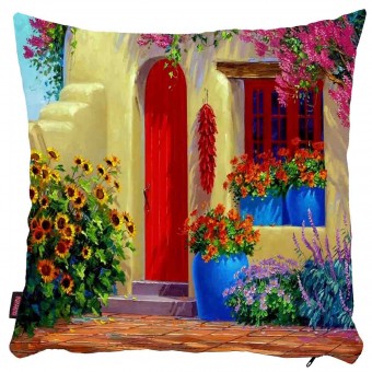 Manzaralı Yastık Kılıfı-2